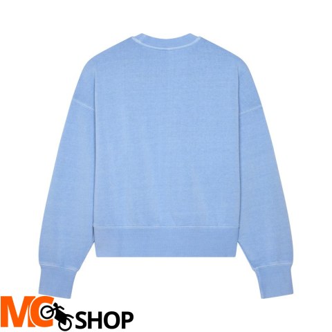 FOX BLUZA LADY WORDMARK OVERSIZED FLEECE CRE BLUE