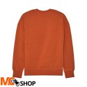 FOX BLUZA WORDMARK OVERSIZED FLEECE CREW COGNAC