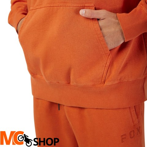 FOX BLUZA Z KAPTUREM WORDMARK OVERSIZED FLEECE