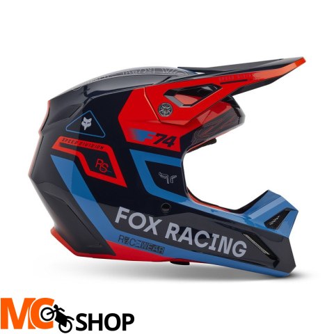 FOX KASK OFF-ROAD V1 RACE SPEC MIDNIGHT