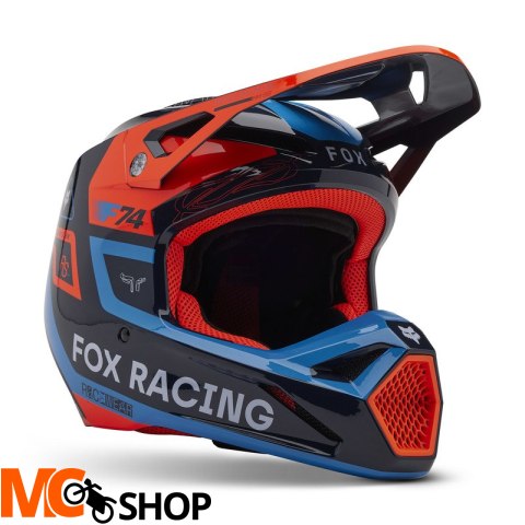 FOX KASK OFF-ROAD V1 RACE SPEC MIDNIGHT