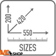 GIVI TORBA WODOSZCZELNA ROLL-TOP NA TYŁ 45LT CANYO