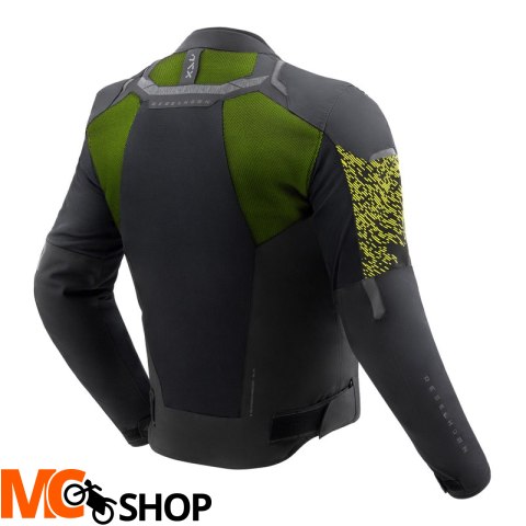 REBELHORN KURTKA TEKSTYLNA JAX BLACK/FLUO YELLOW
