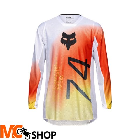 FOX BLUZA OFF-ROAD 180 AIR HAZE WHITE