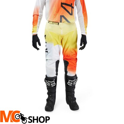 FOX SPODNIE OFF-R0AD 180 AIR HAZE WHITE