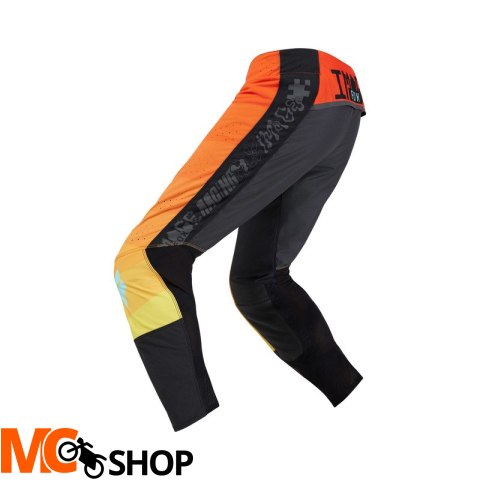 FOX SPODNIE OFF-ROAD FLEXAIR GRID BLACK/ORANGE