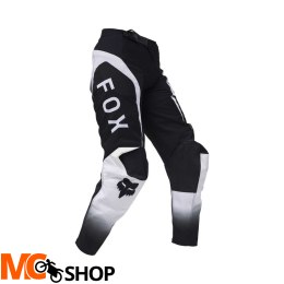 FOX SPODNIE OFF-ROAD JUNIOR 180 LEAN BLACK/WHITE