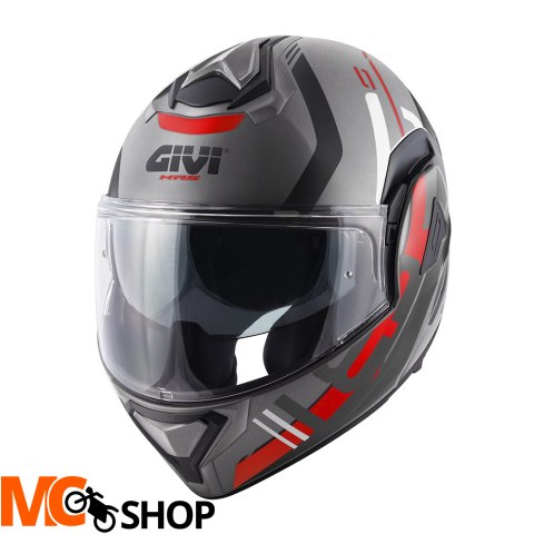 GIVI KASK X.30 PULSAR LADY SZCZĘKOWY CZARNY/CZERWO