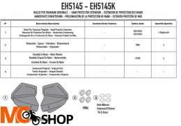 GIVI PODWYŻSZENIE ORYGINALNYCH HANDBARÓW BMW F 900