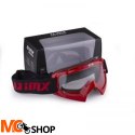 Gogle iMX Racing Mud Red z Szybą Clear