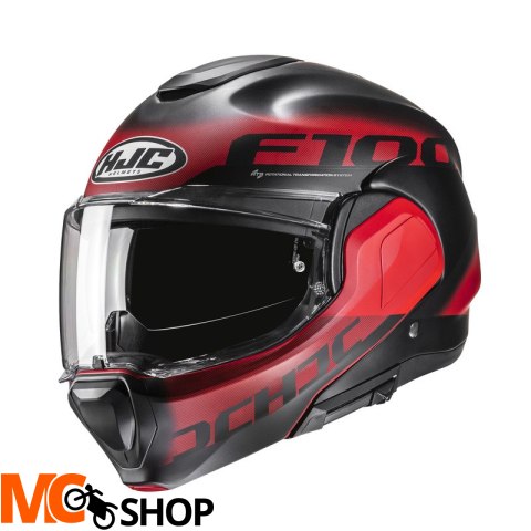 HJC KASK SYSTEMOWY F100 HETAL RED