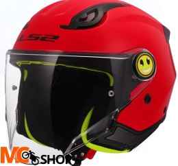 LS2 KASK OTWARTY JUNIOR OF622 FUNNY II SOLID RED