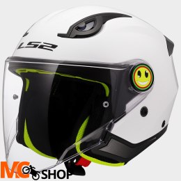 LS2 KASK OTWARTY JUNIOR OF622 FUNNY II SOLID WHITE