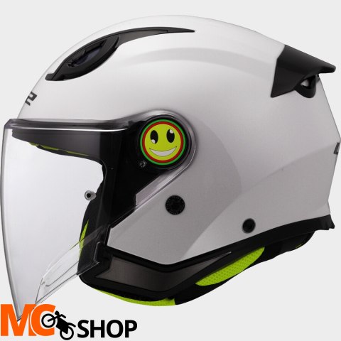 LS2 KASK OTWARTY JUNIOR OF622 FUNNY II SOLID WHITE