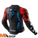 REBELHORN KURTKA SKÓRZANA INFERNO BLACK/BLUE/WH/RE