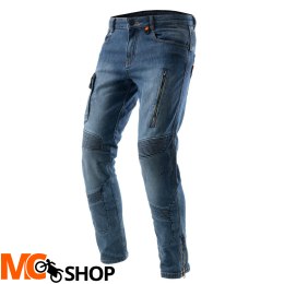 REBELHORN SPODNIE JEANS VANDAL MONOLAYER WASHED BL