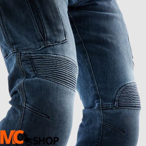 REBELHORN SPODNIE JEANS VANDAL MONOLAYER WASHED BL