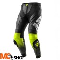 REBELHORN SPODNIE SKÓRZANE INFERNO BL/WHIT/FLU YEL