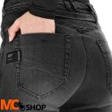 SHIMA JEANSY MOTOCYKLOWE ZENITH LADY PNT BLACK
