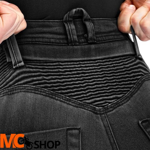 SHIMA JEANSY MOTOCYKLOWE ZENITH LADY PNT BLACK