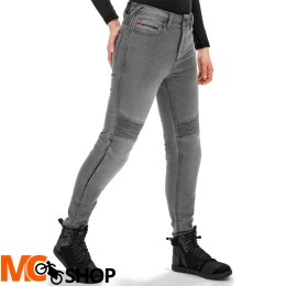 SHIMA JEANSY MOTOCYKLOWE ZENITH LADY PNT GREY
