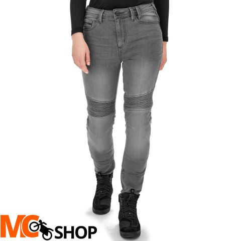 SHIMA JEANSY MOTOCYKLOWE ZENITH LADY PNT GREY