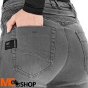 SHIMA JEANSY MOTOCYKLOWE ZENITH LADY PNT GREY