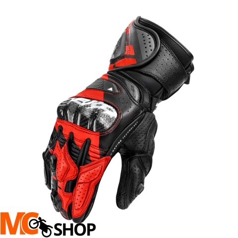 SHIMA RĘKAWICE MOTOCYKLOWE RS-3 MEN RED FLUO