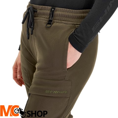 SHIMA SPODNIE MOTOCYKLOWE JOGGSY LADY KHAKI