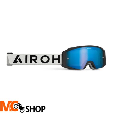 AIROH GOGLE BLAST XR1 BLACK MATT SZYBA BLUE MIRROR