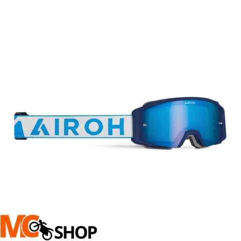 AIROH GOGLE BLAST XR1 BLUE MATT SZYBA BLUE MIRRORE