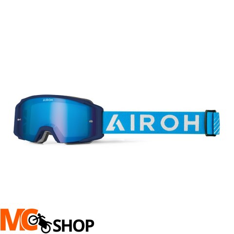 AIROH GOGLE BLAST XR1 BLUE MATT SZYBA BLUE MIRRORE