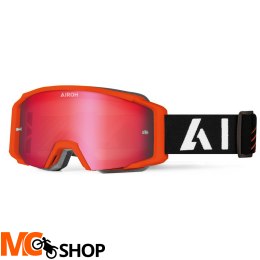 AIROH GOGLE BLAST XR1 ORANGE MATT SZYBA RED MIRROR