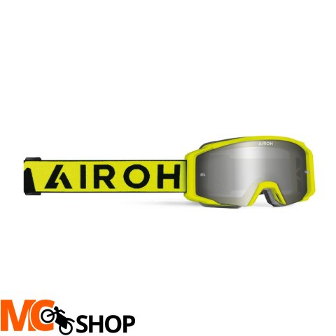 AIROH GOGLE BLAST XR1 YELLOW MATT SZYBA SILVER MIR
